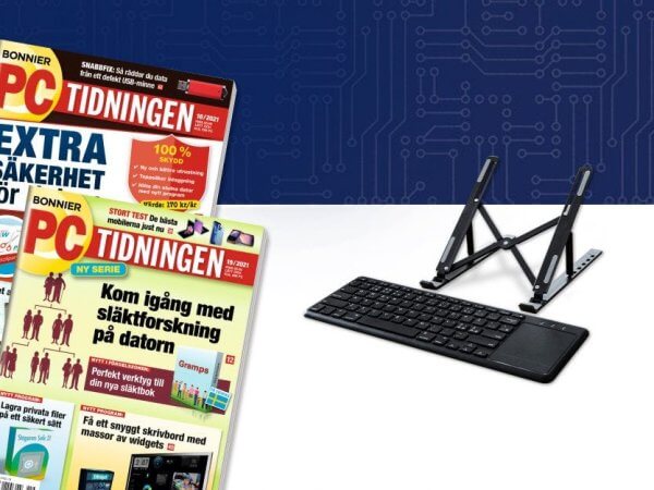 PC-tidningen + gåva Stativ och tangentbord för ditt hemmakontor